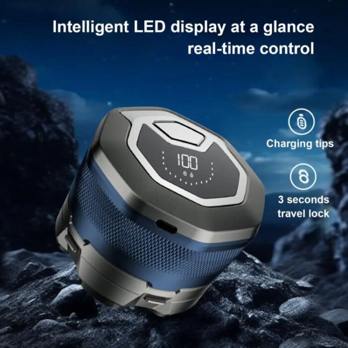 Magnetic Intelligent Six-Blade Washable Electric Shaver(USB) - Image 7