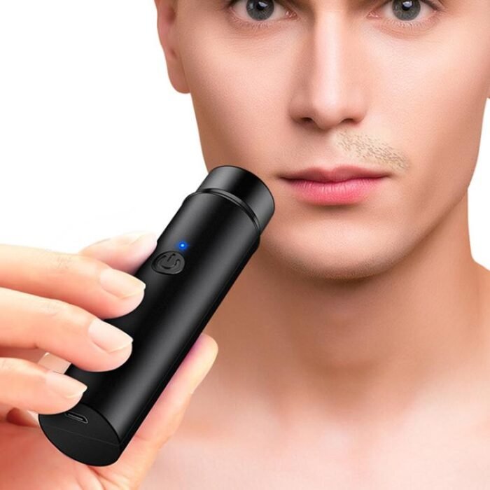 JILILAI 033 Electric Shaver Portable Mini Razor Car Electrical Shaver(Blue) - Image 2